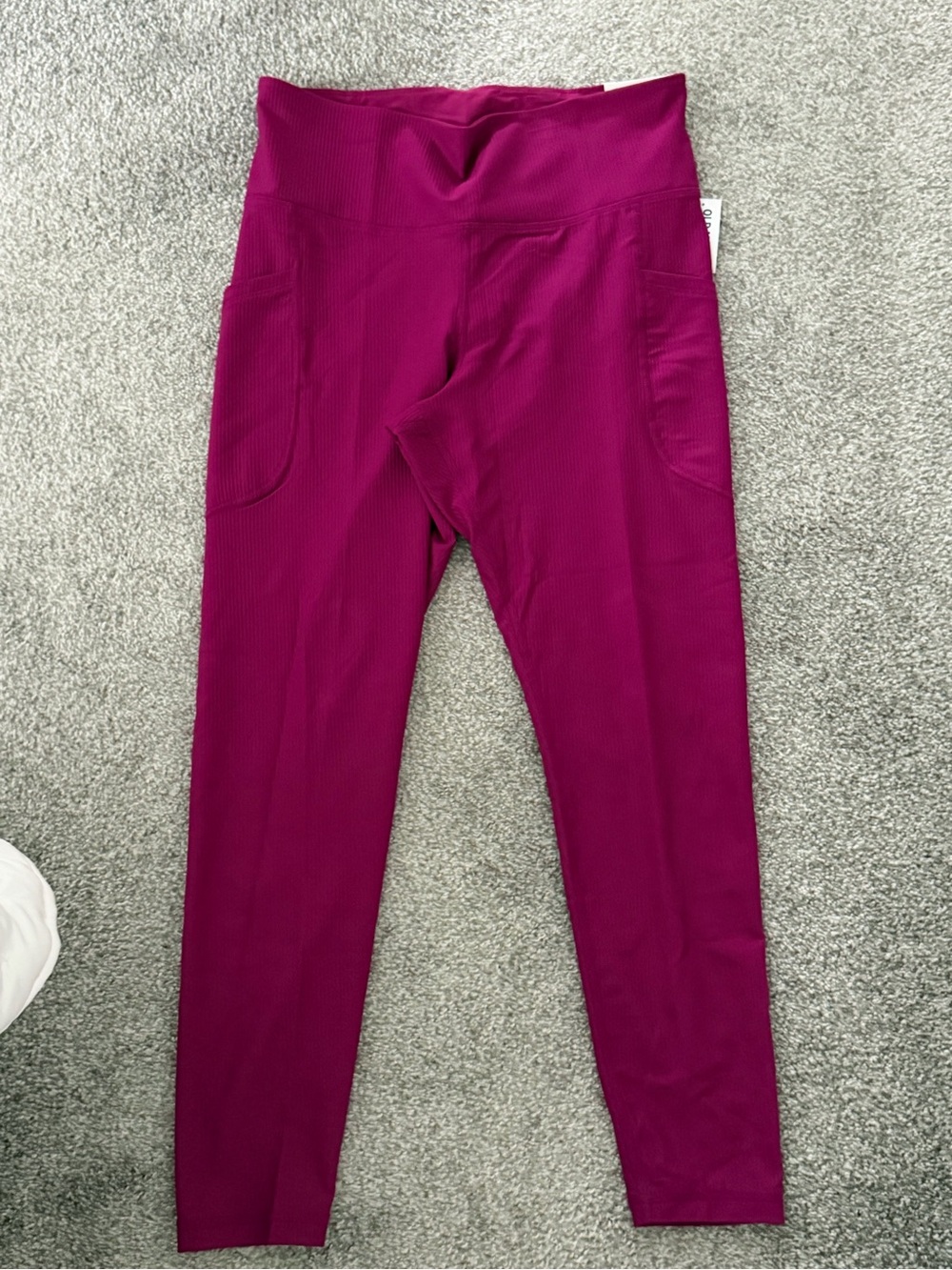 Women’s ' High-Waist Magenta Leggings